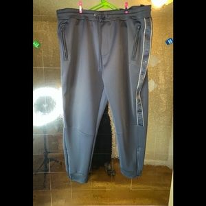 Sean John Logo Taping Neoprene
Track Pant (Grey Blue)